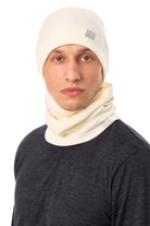 Adult Beanie Natural White + Gaiter — view 5