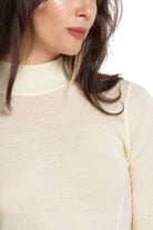 Women's Merino Turtleneck Thermal Set 250 Natural White Low Neck — view 4