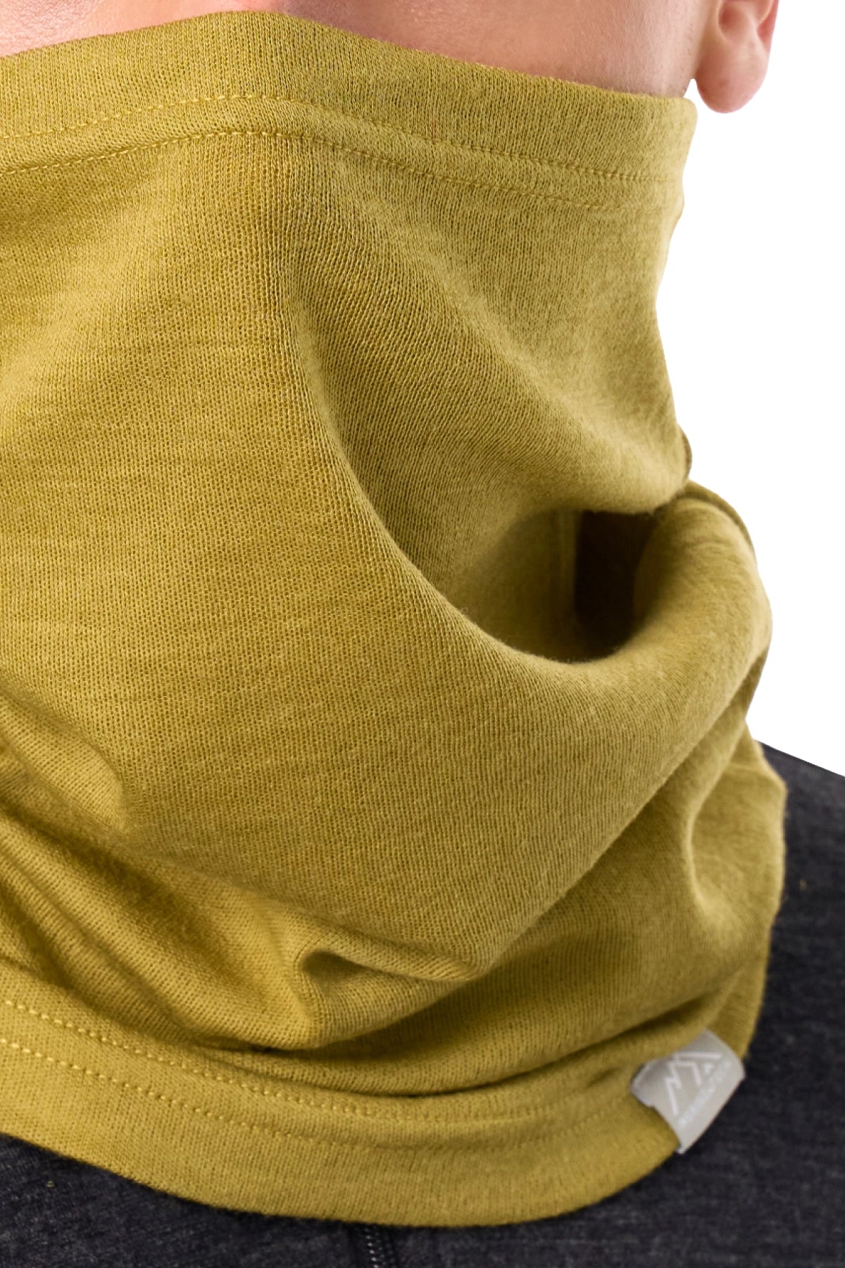 Merino Neck Gaiter 230 Olive Grove — view 3
