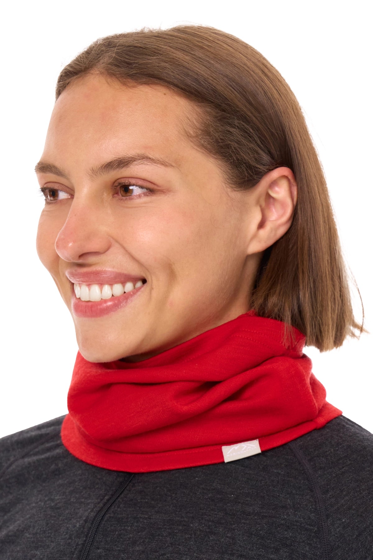 Merino Neck Gaiter 230 Red — view 6