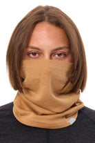 Merino Neck Gaiter 230 Tan