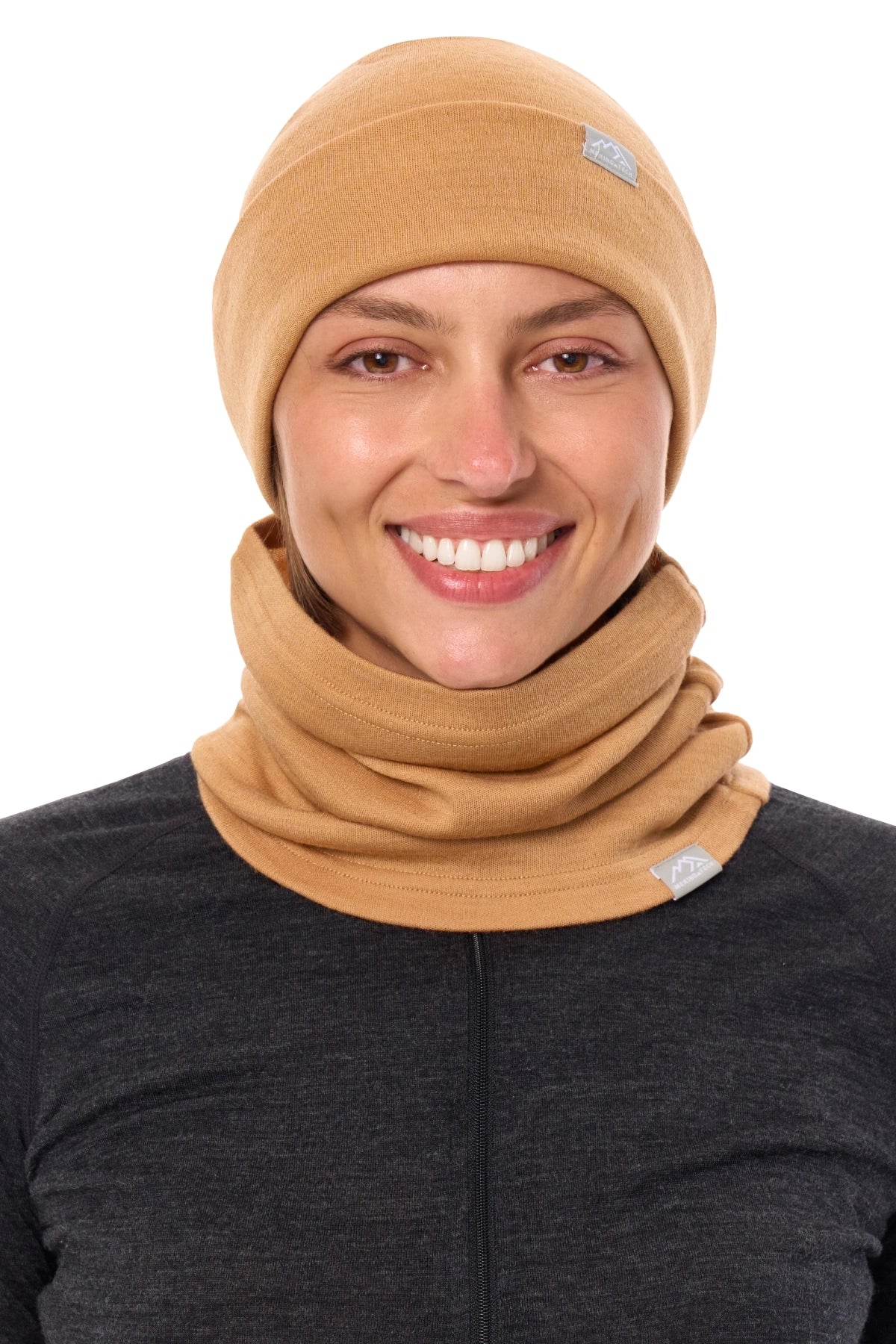 Adult Beanie Tan + Gaiter