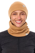 Adult Beanie Tan + Gaiter