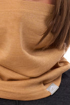 Merino Neck Gaiter 230 Tan — view 4