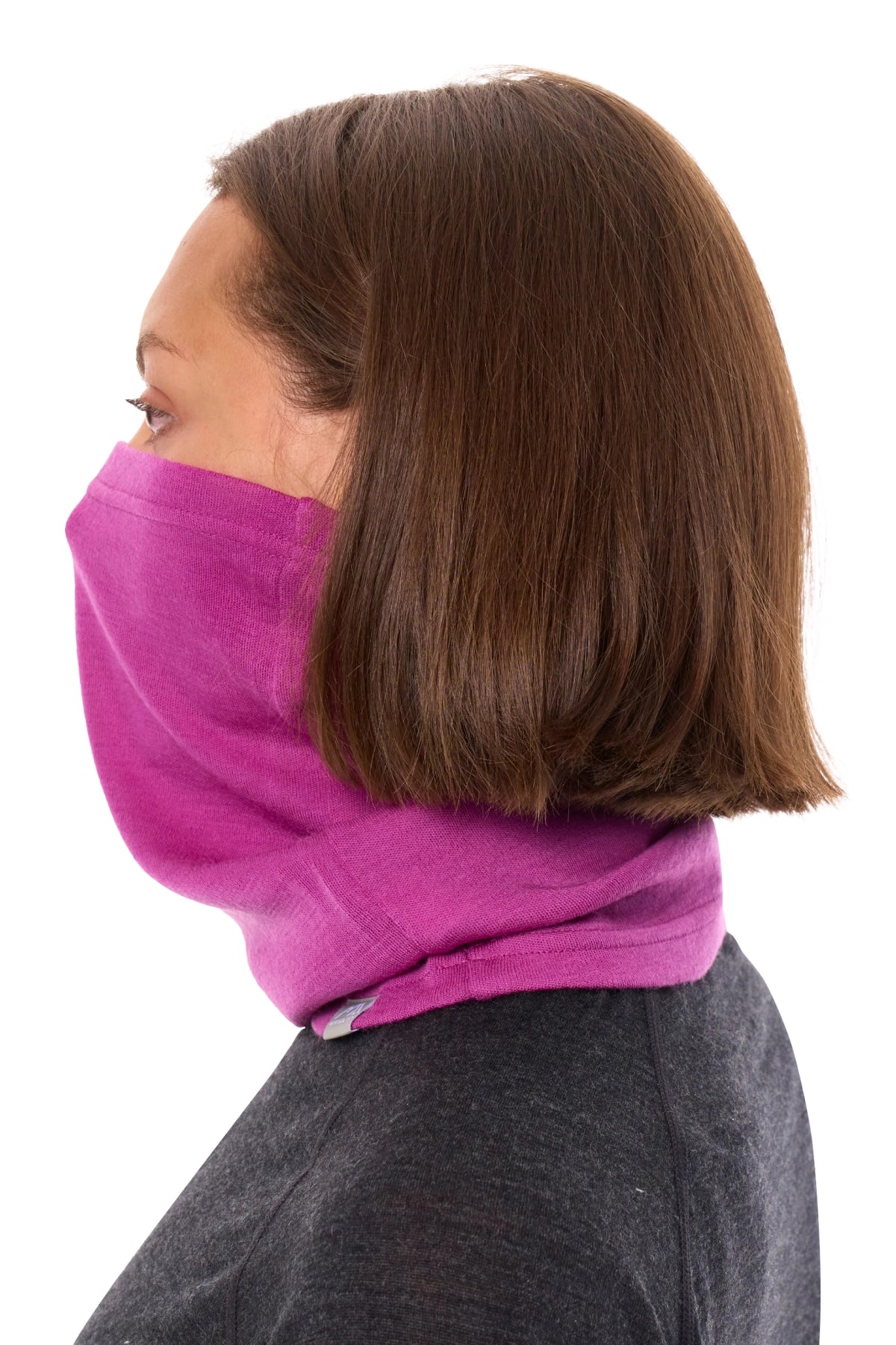 Merino Neck Gaiter 230 Violet — view 3