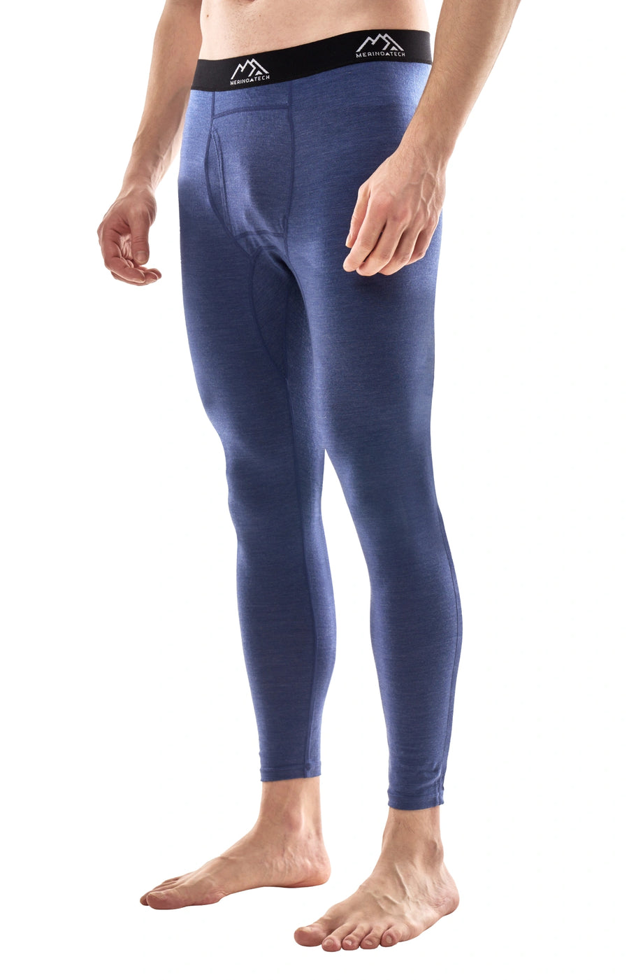 Men's Merino Pants 200 Windsor Blue — view 3