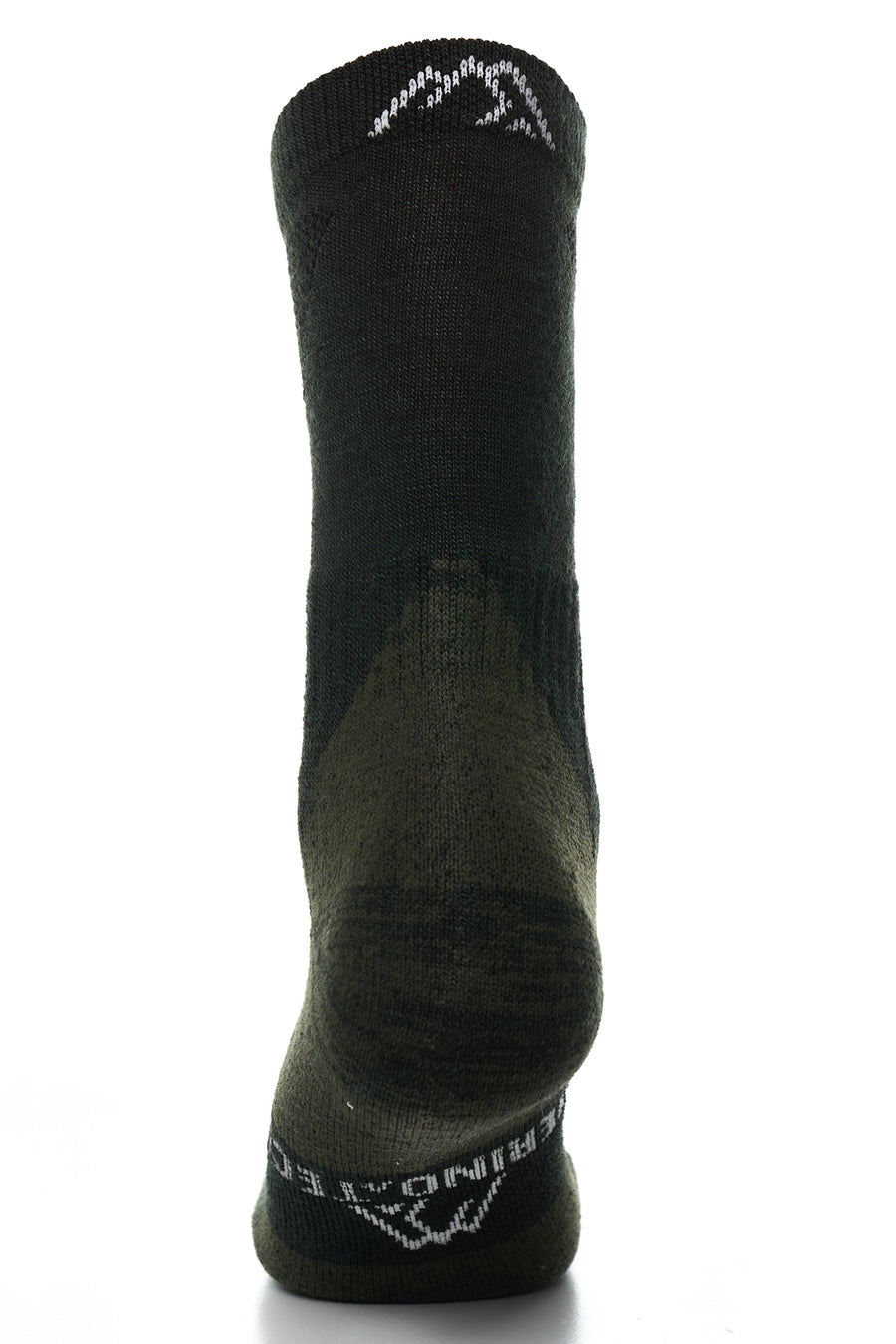 Merino Wool Hiking Socks, 3 pack, Army Green — view 5