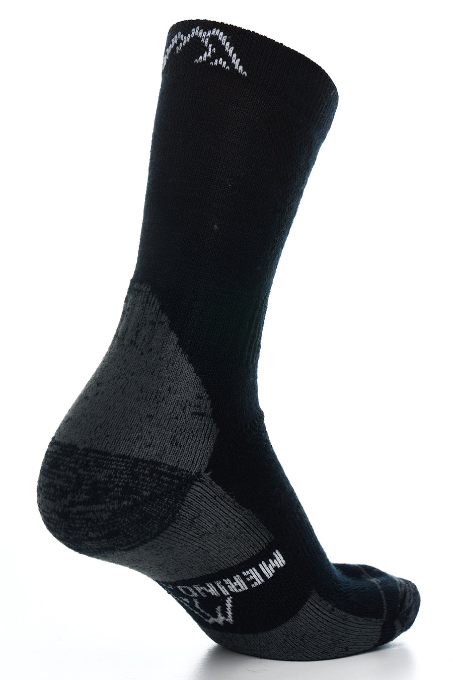 Merino Wool Hiking Socks, 6 pack, Black — view 4