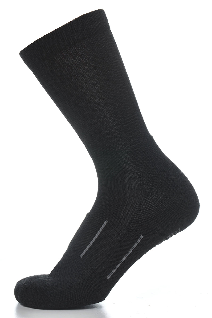 Merino Wool Hiking Socks, 3 pack, Black Oil — view 3