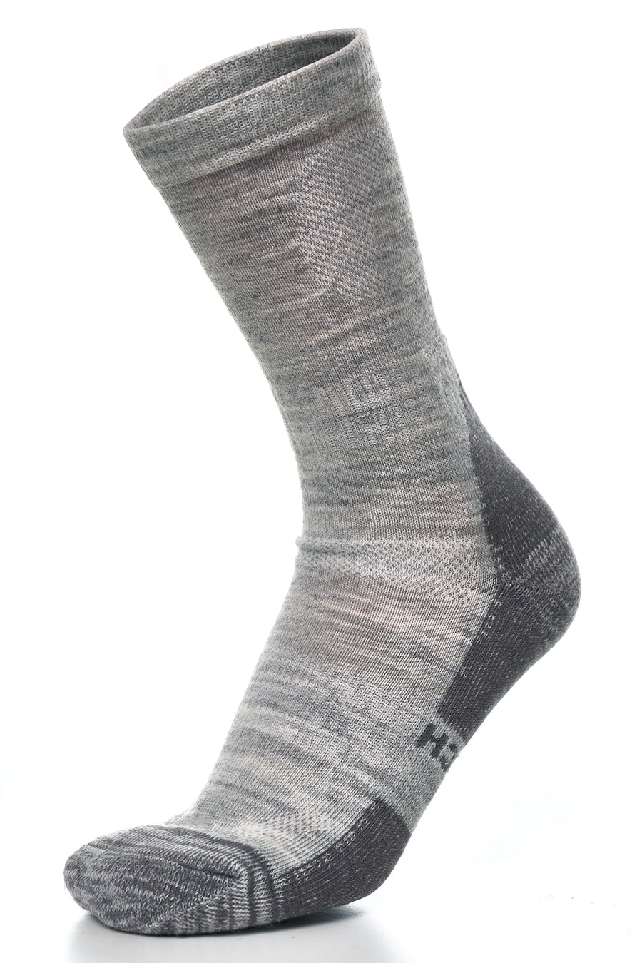 Merino Wool Hiking Socks, 3 pack, Cloud Grey — view 2