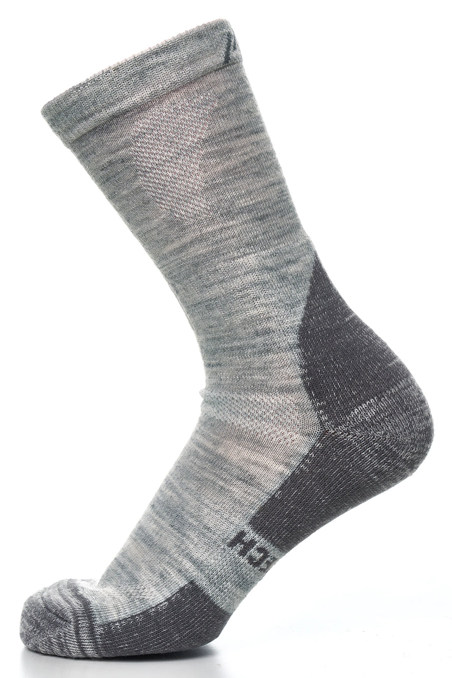 Merino Wool Hiking Socks, 3 pack, Cloud Grey — view 3