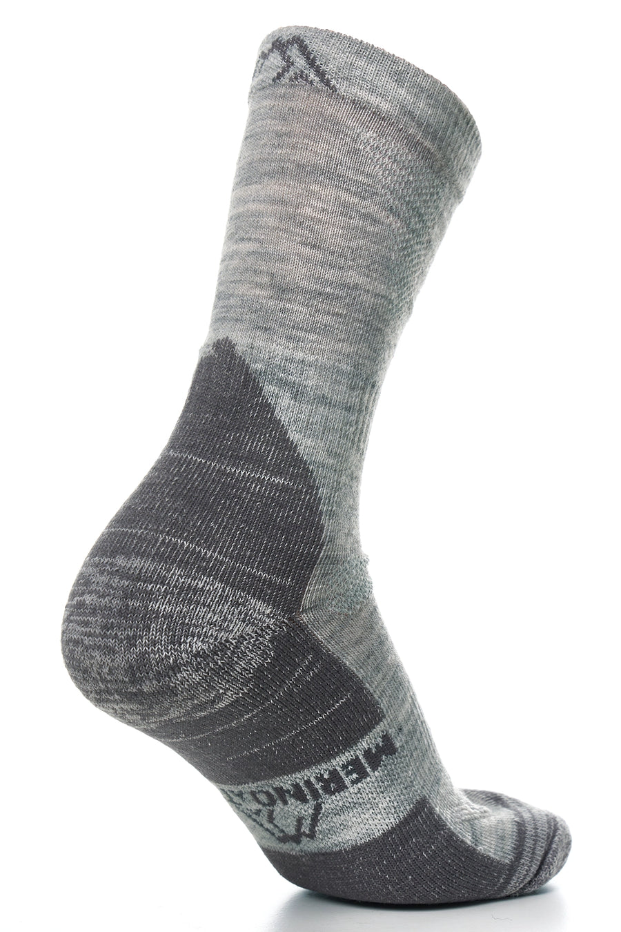 Merino Wool Hiking Socks, 3 pack, Cloud Grey — view 4