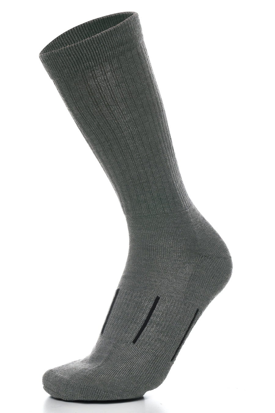 Merino Wool Hiking Socks, 3 pack, Dark Grey — view 2