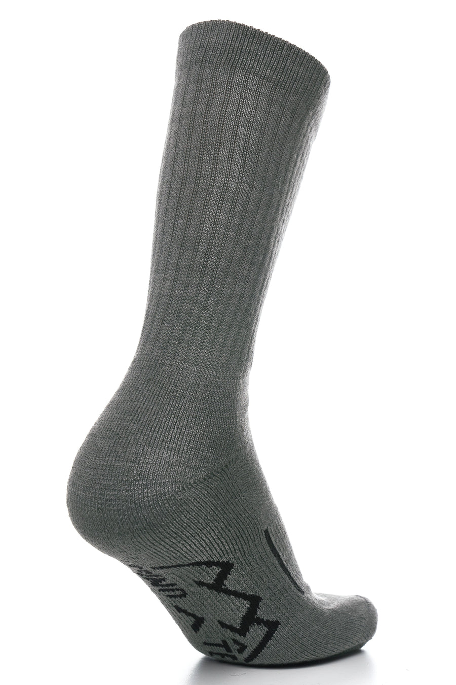 Merino Wool Hiking Socks, 3 pack, Dark Grey — view 4