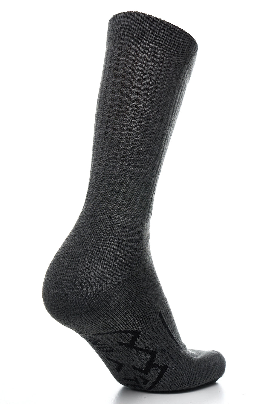 Merino Wool Hiking Socks, 3 pack, Steel Grey — view 4