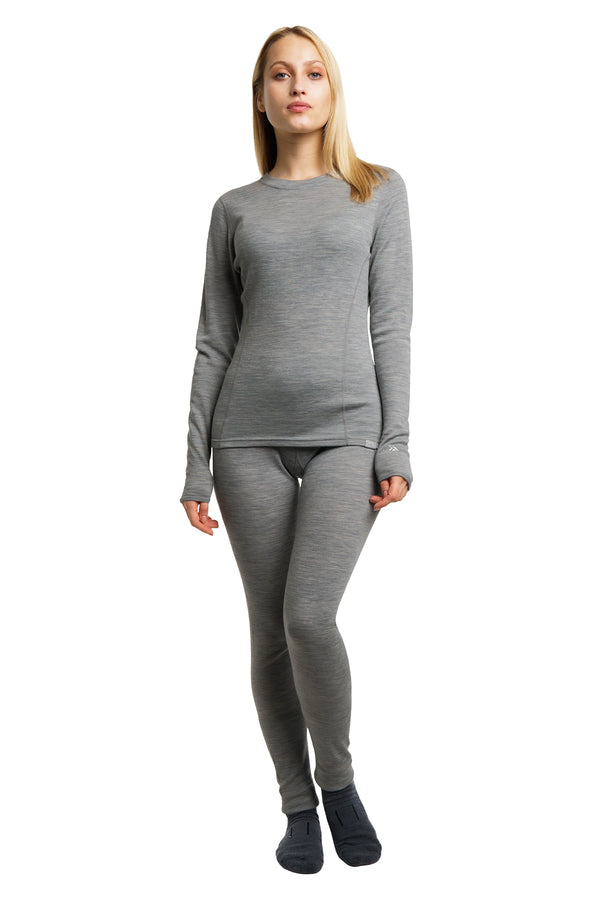 Women's Merino Thermal Set 250 Gray Heather