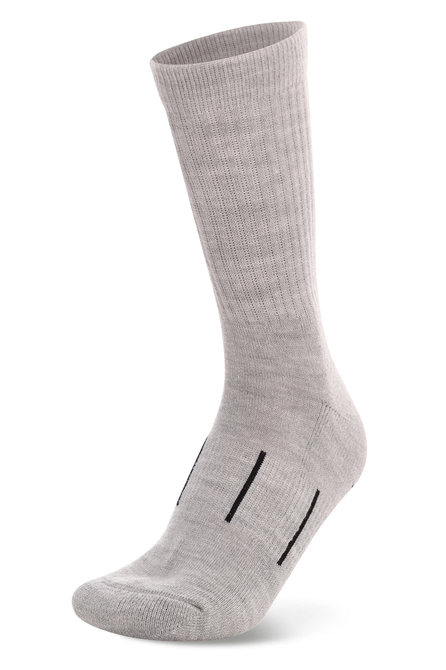 Merino Wool Hiking Socks, 3 pack, Smoke Grey — view 2