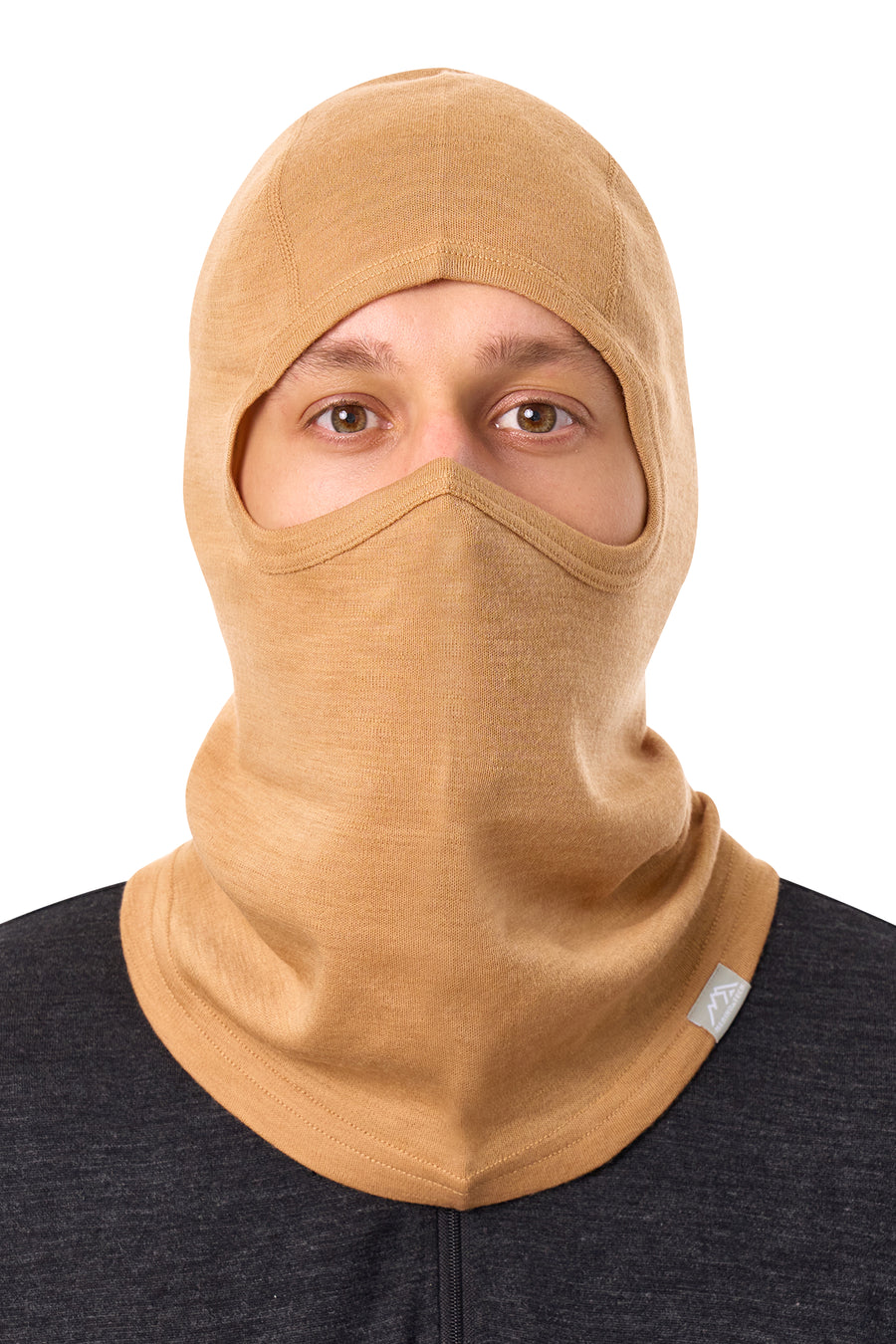 Merino Wool Balaclava Tan