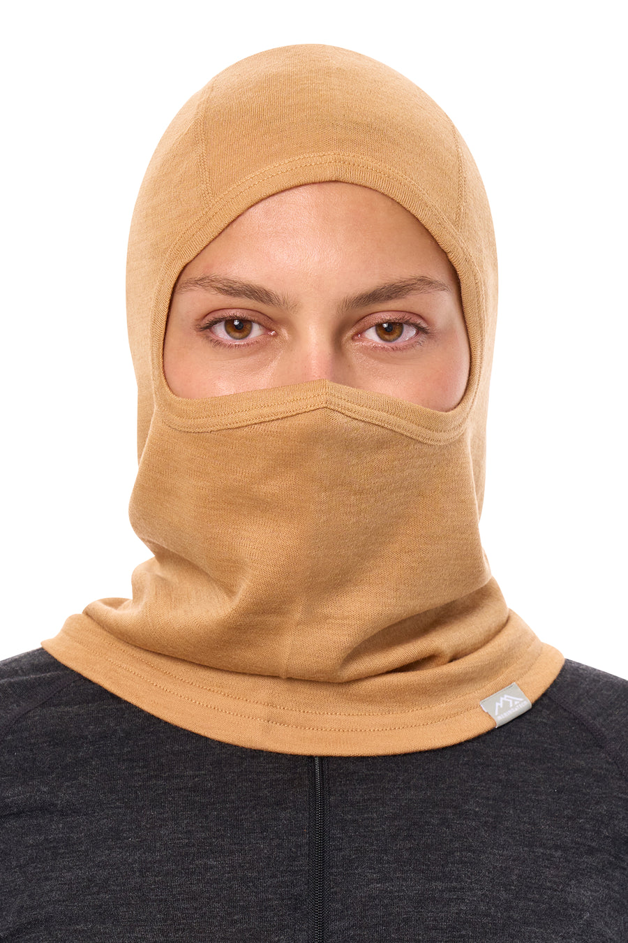 Merino Wool Balaclava Tan — view 5