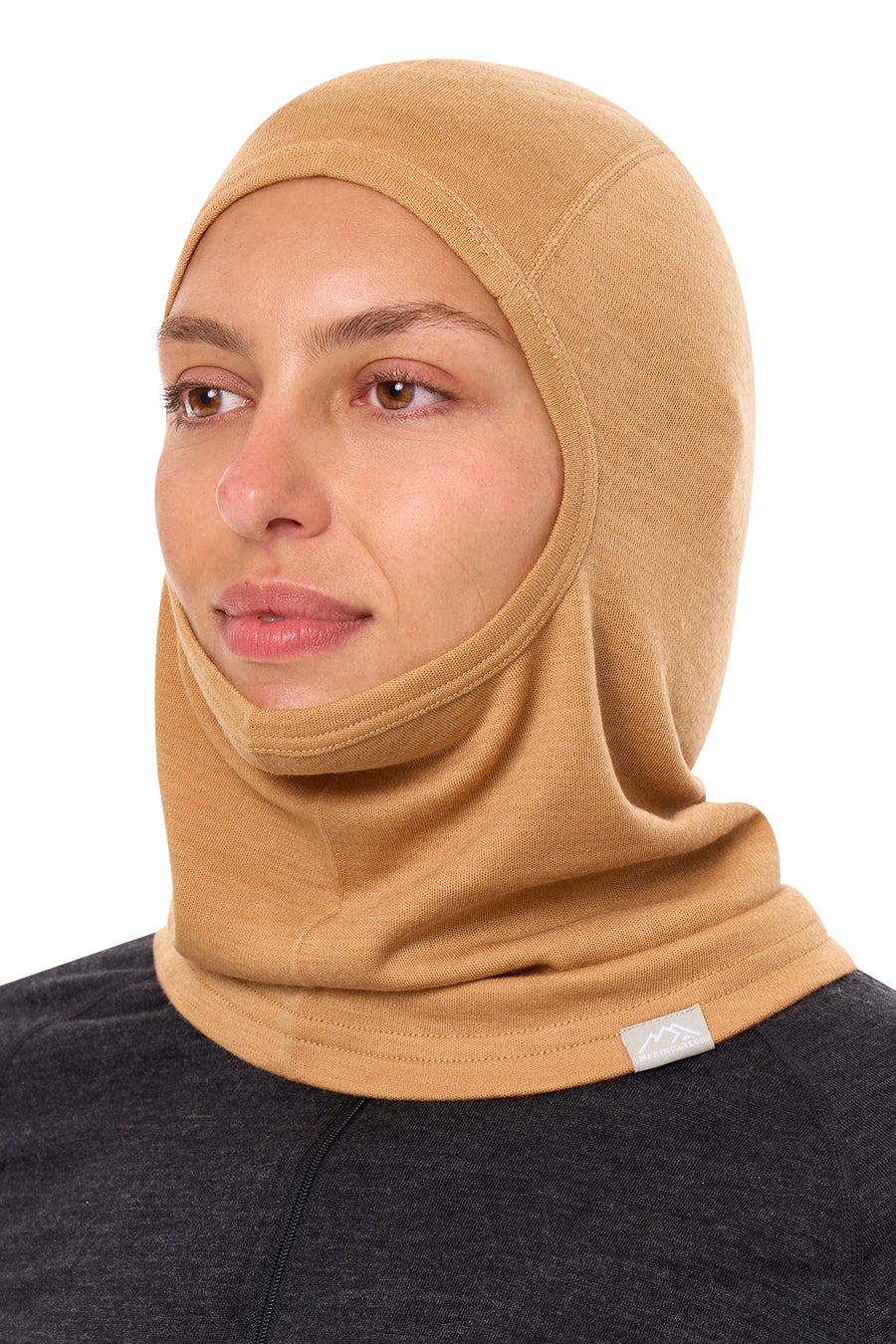 Merino Wool Balaclava Tan — view 6