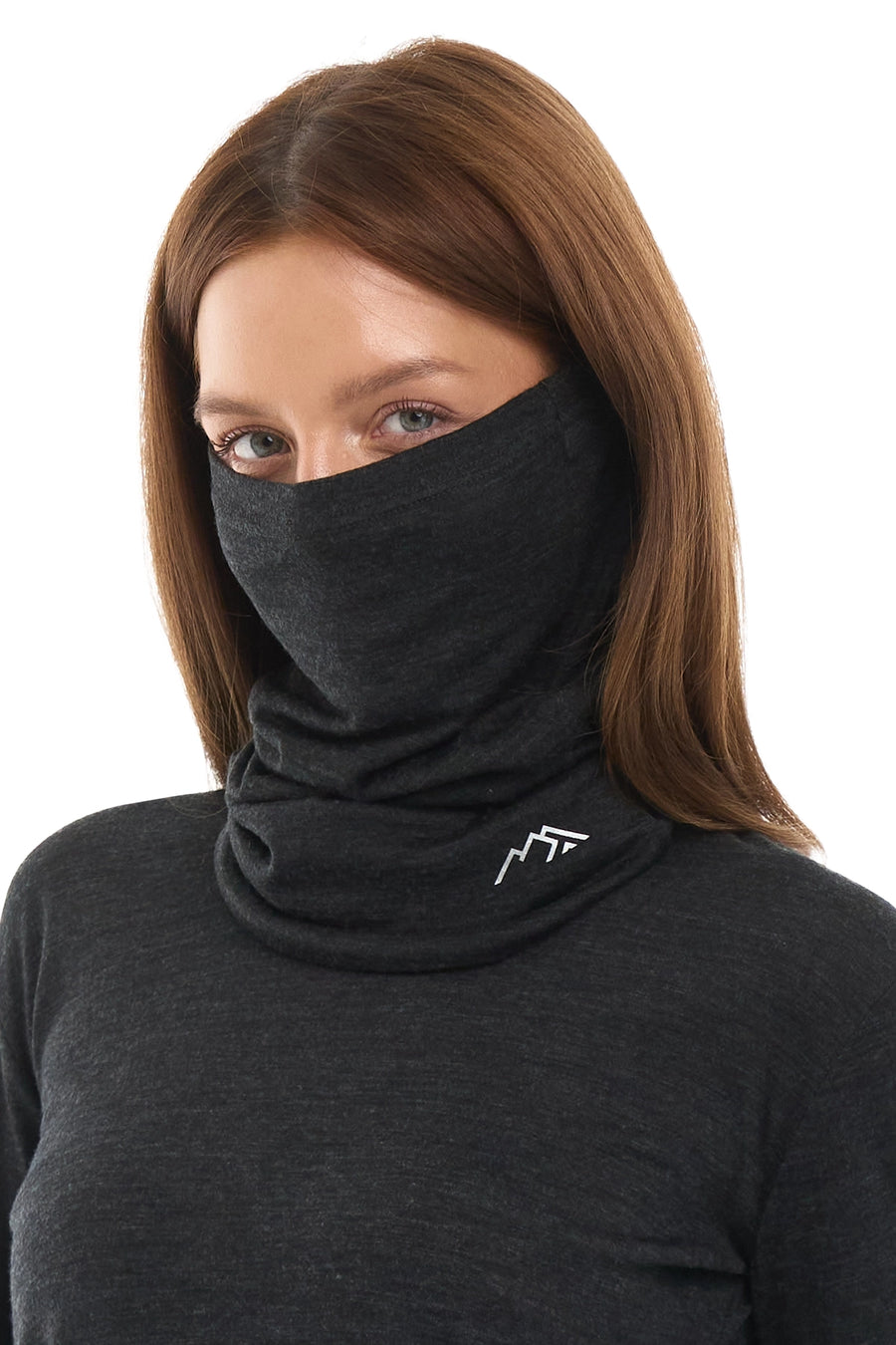 Women's Merino Charcoal Set + Neck Gaiter