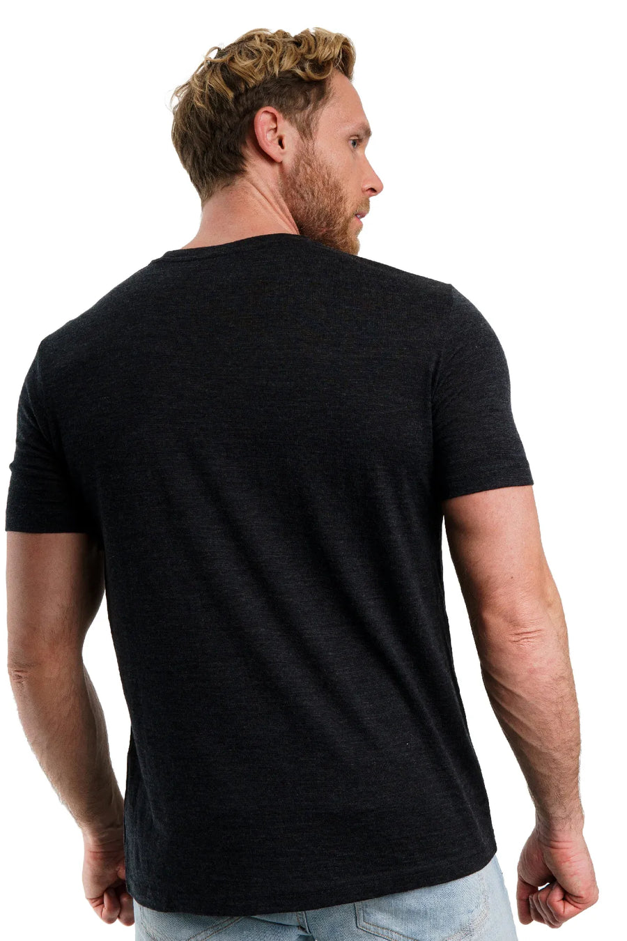 Men's Merino T-shirt 180 Heathered Black — view 2