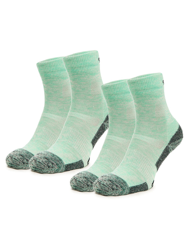 Merino Wool Hiking Socks, 2 pack, Mint Icecream