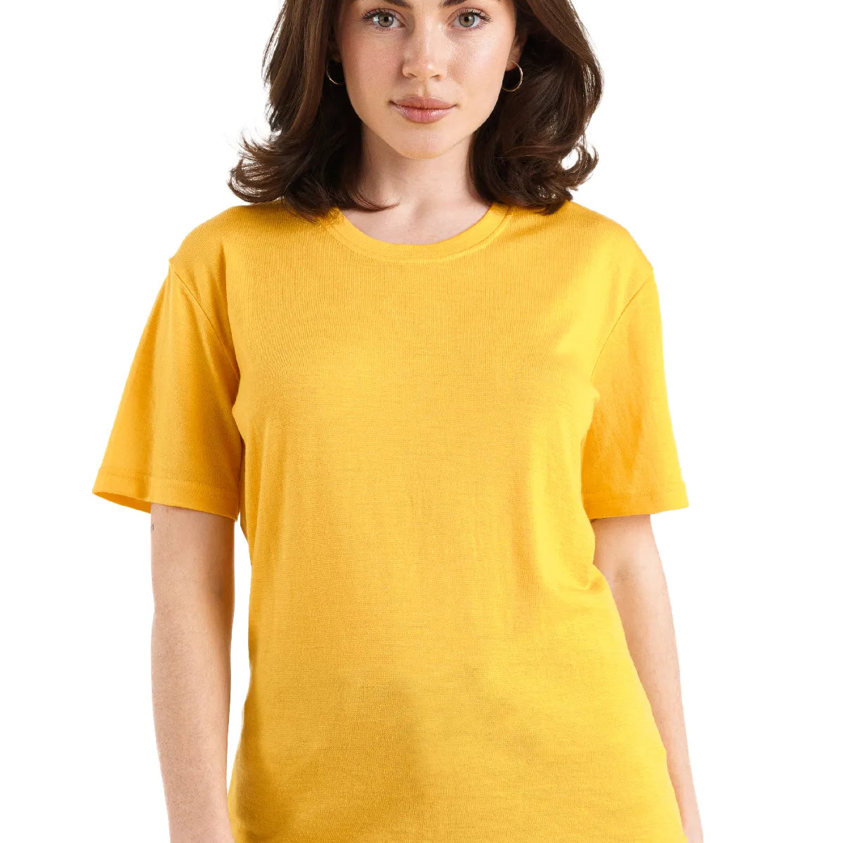 Ultimate Comfort: Women's 100% Merino Wool Mustard T-Shirts for Every ...