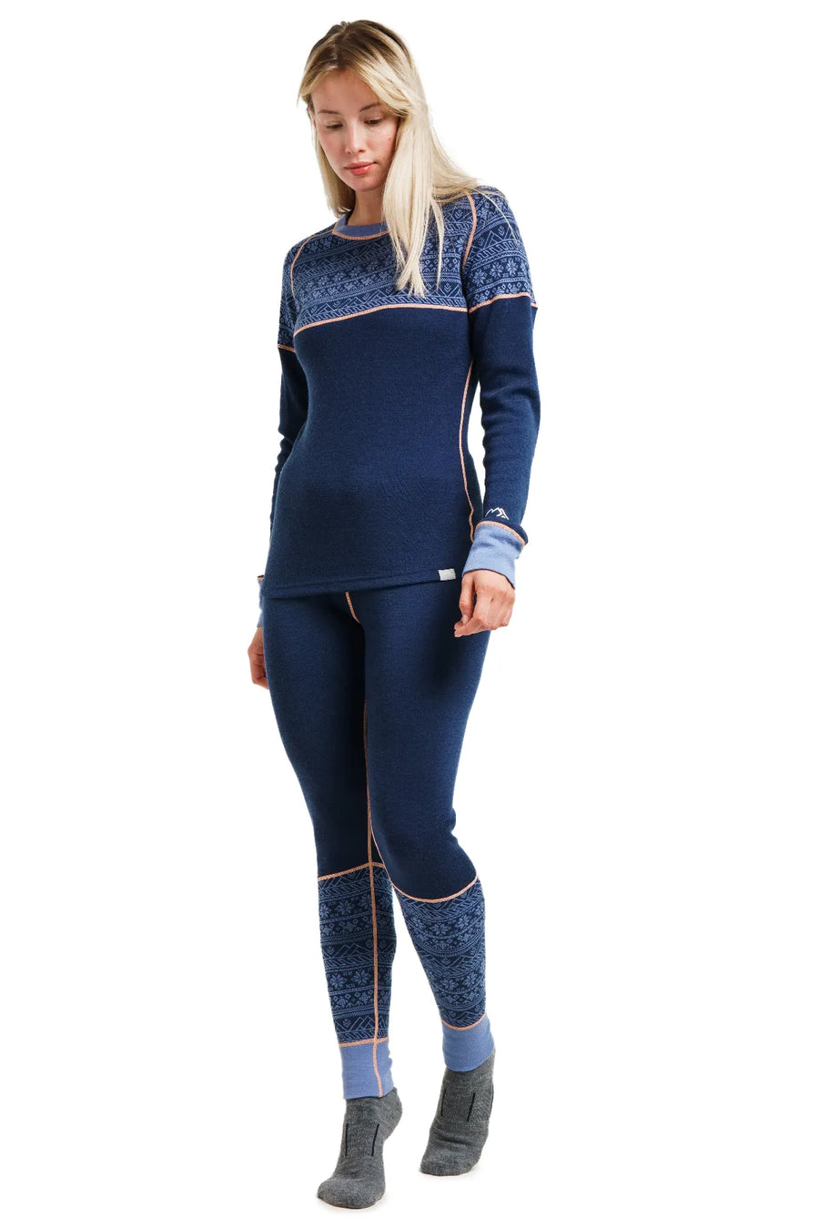 Women's Merino Thermal Set 250 Nordic Tale Berry — view 3