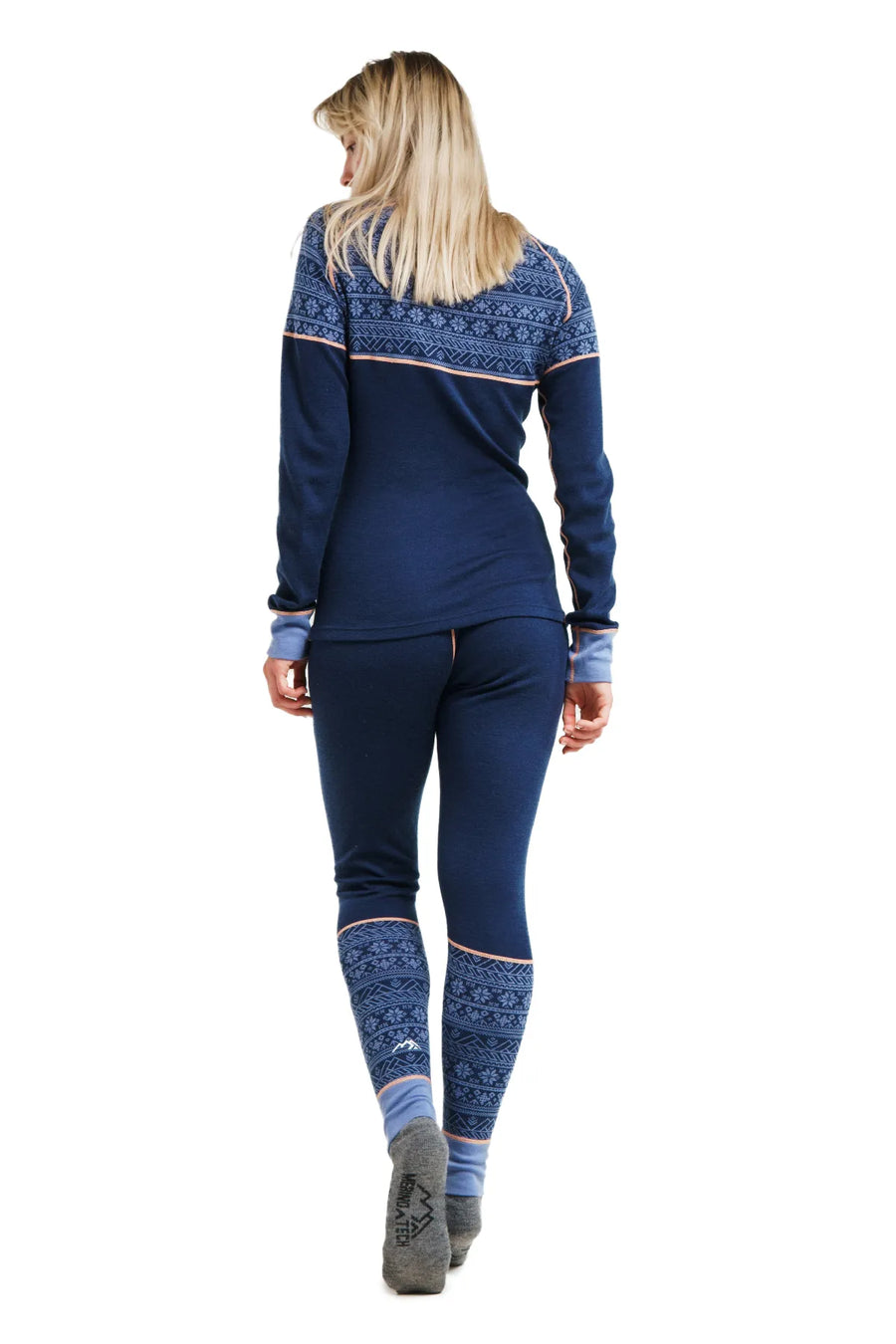 Women's Merino Thermal Set 250 Nordic Tale Berry — view 2