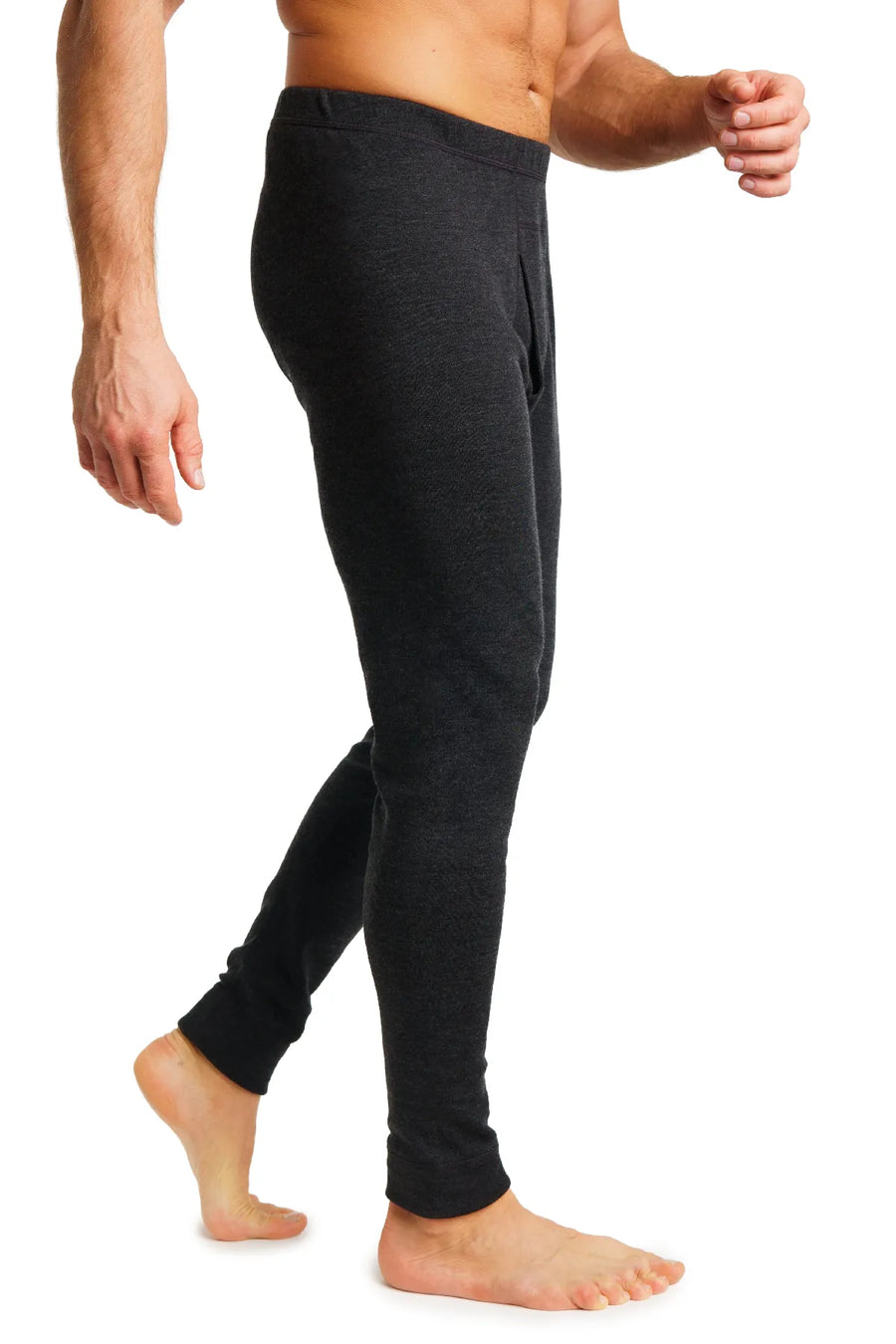 Men's Merino Pants 250 Charcoal Grey — view 2
