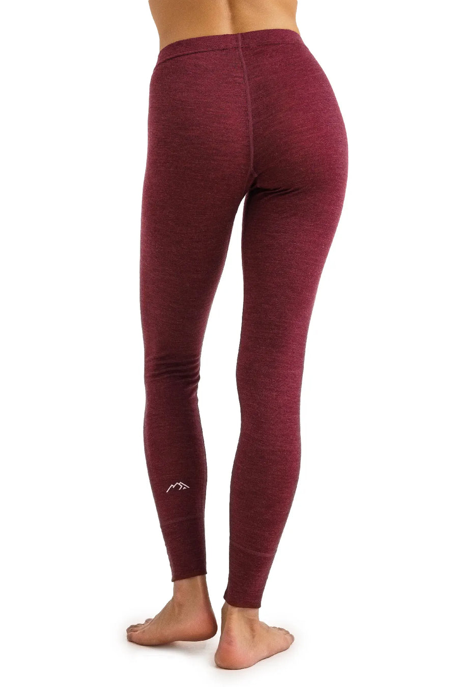 Women's Merino Pants 165 Burgundy — view 3