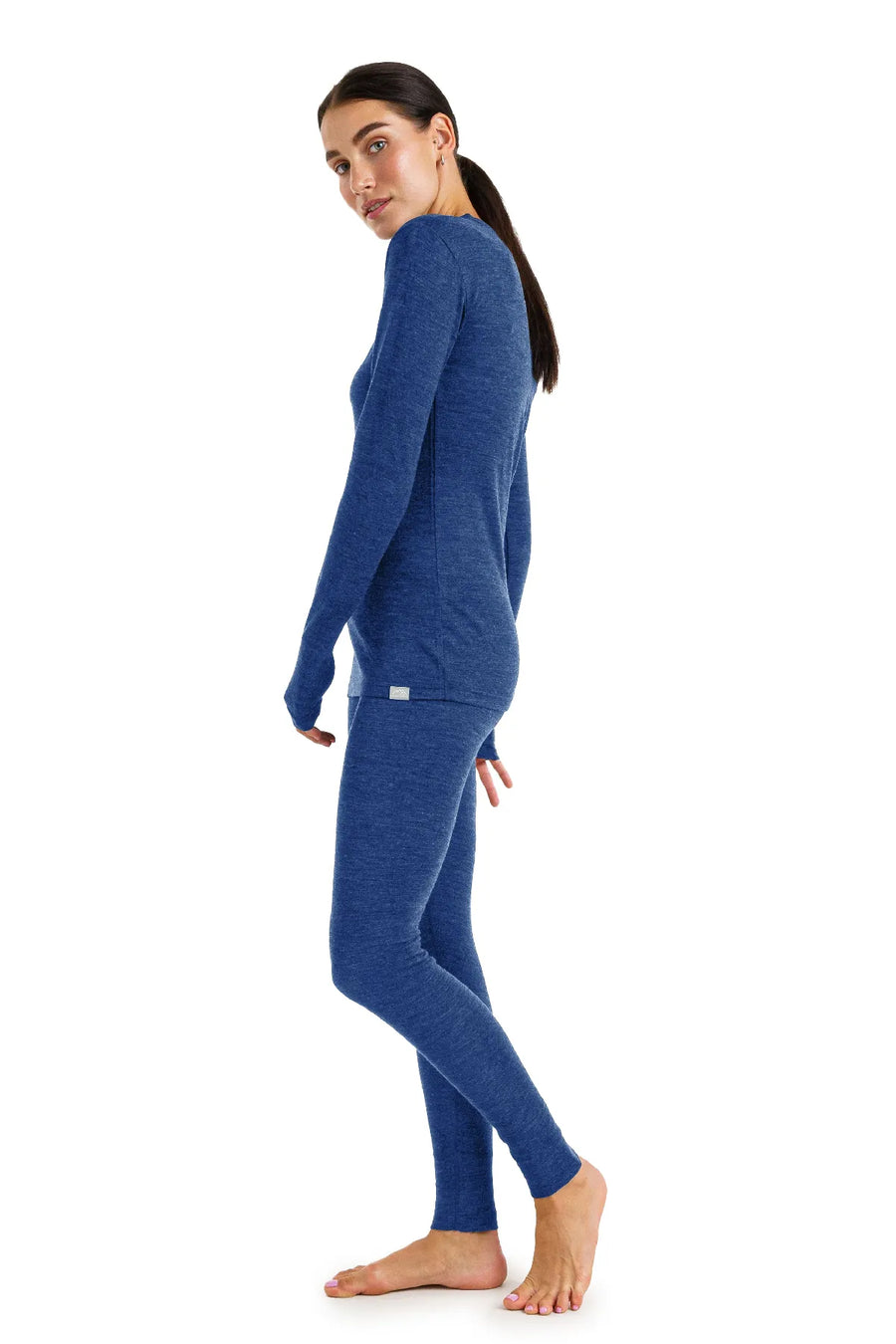 Women's Merino Thermal Set 165 Windsor Blue — view 3