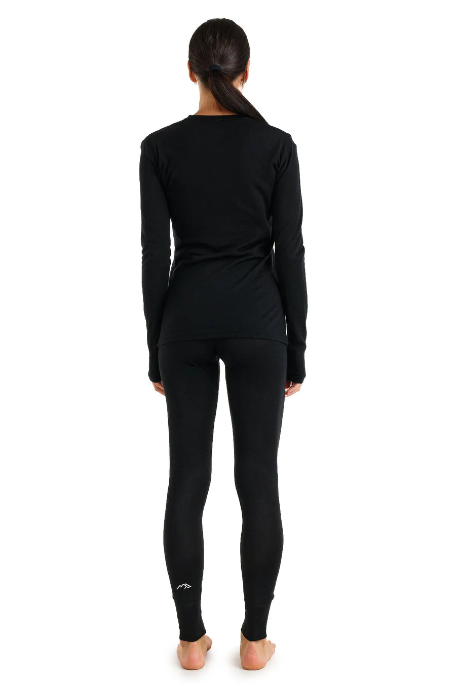 Women's Merino Thermal Set 165 Black — view 2