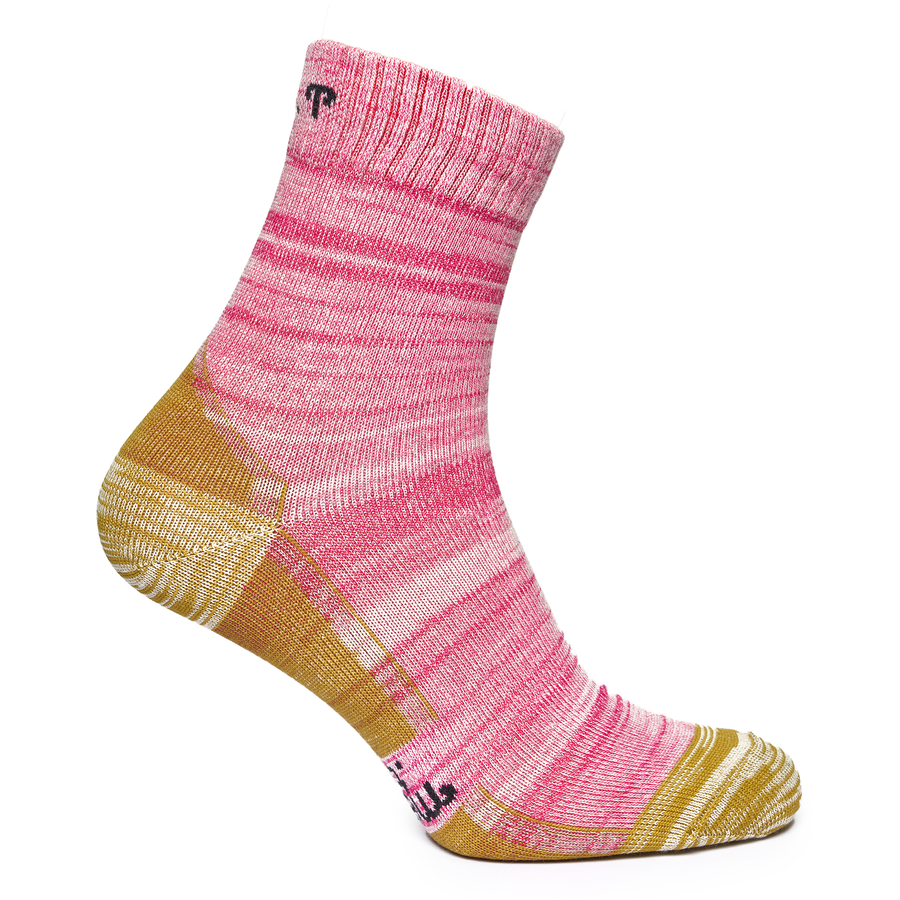 Merino Wool Running Socks, 2 pack, Beetroot Olive — view 2