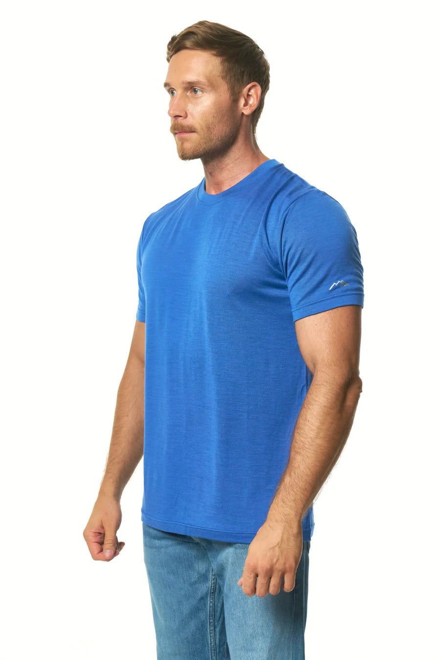 Men's Merino T-shirt 180 Cobalt Blue — view 5