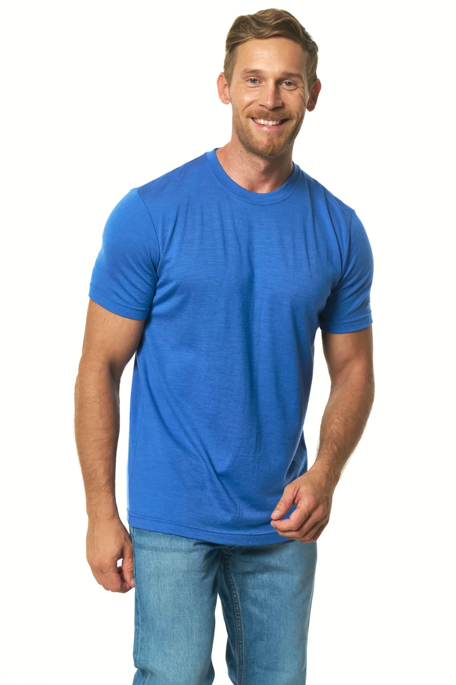 Men's Merino T-shirt 180 Cobalt Blue — view 4