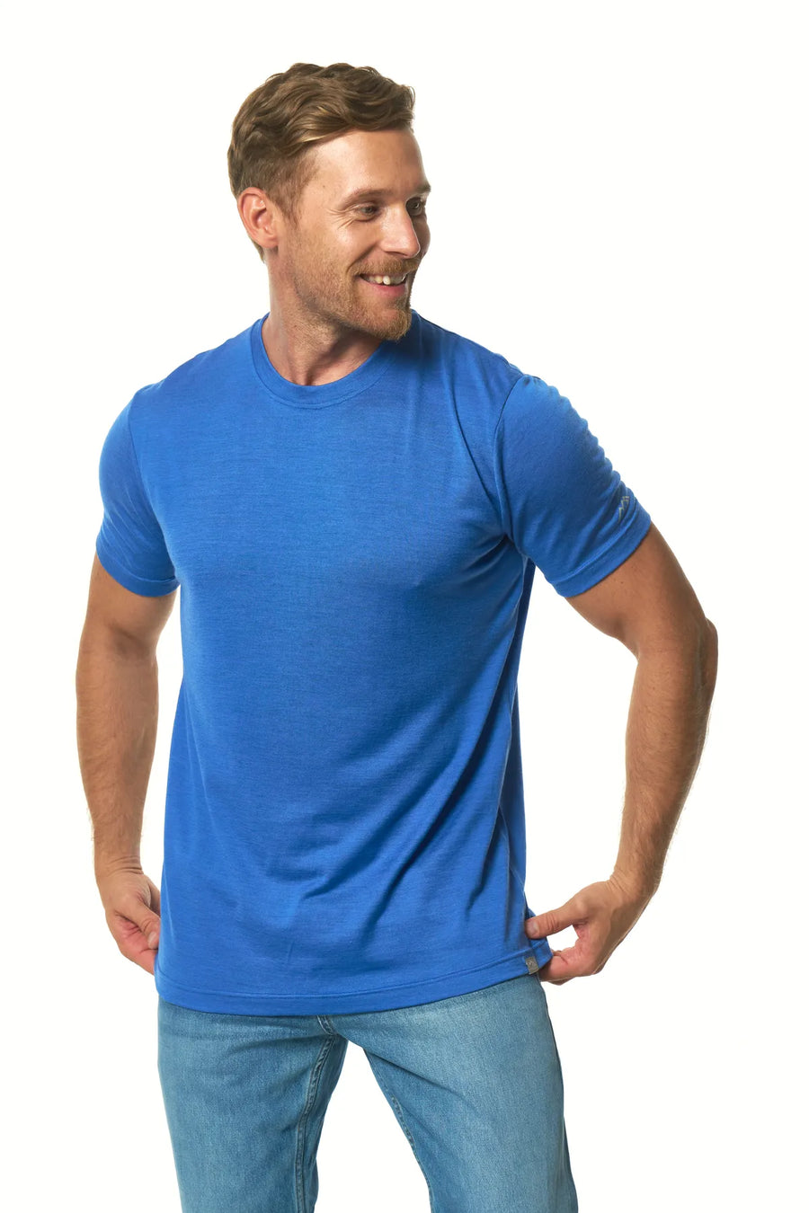 Men's Merino T-shirt 180 Cobalt Blue — view 3