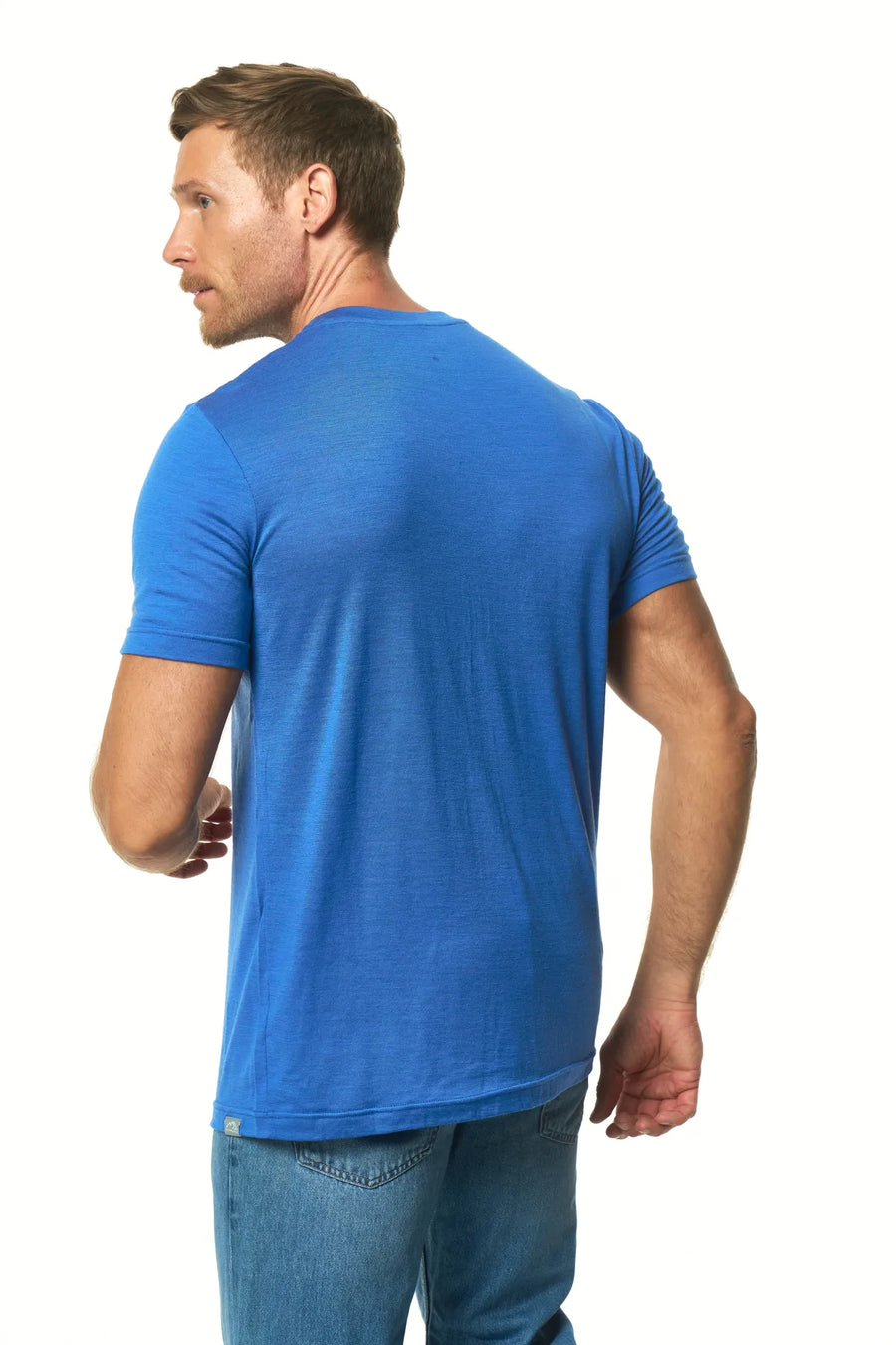 Men's Merino T-shirt 180 Cobalt Blue — view 7