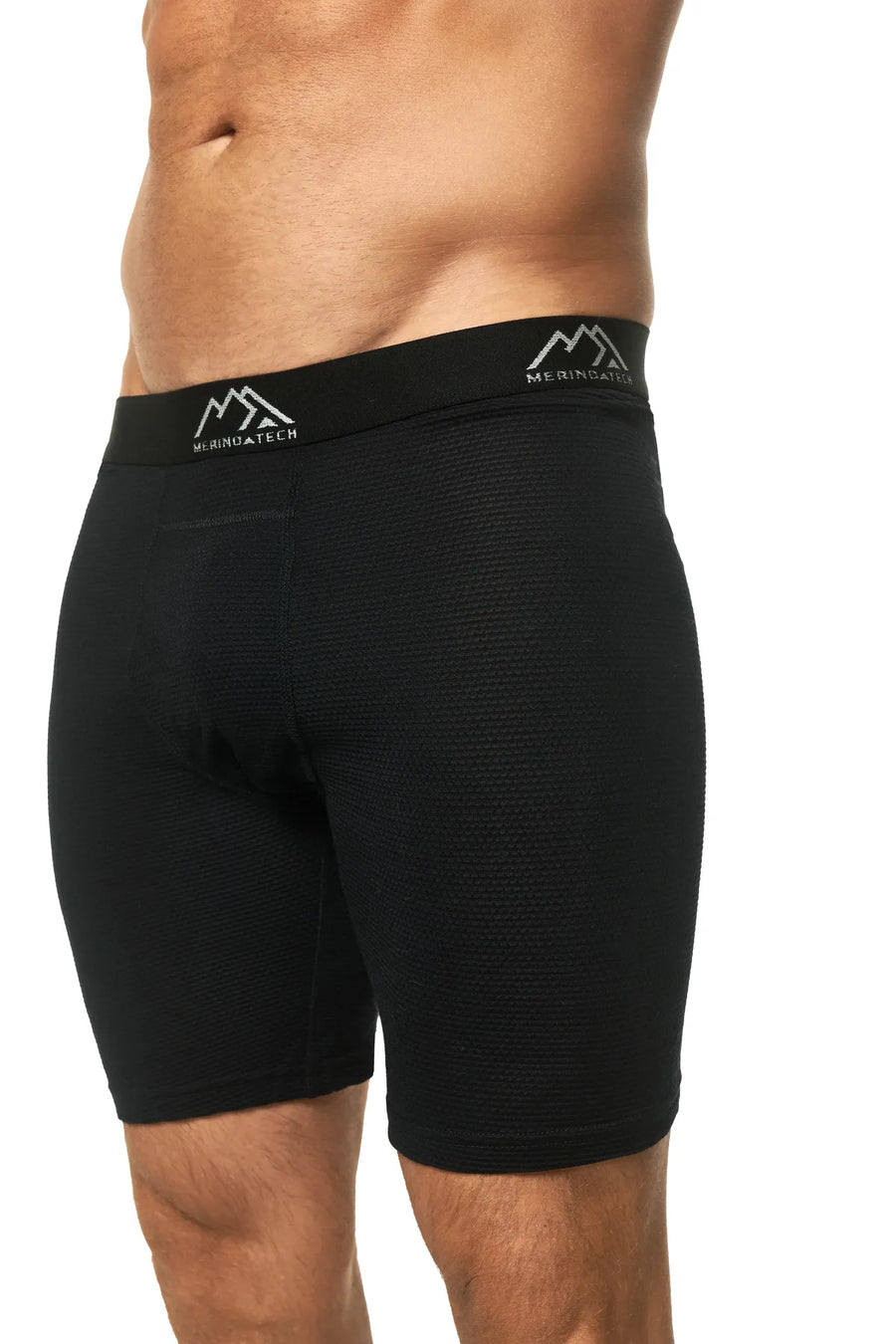 Men's Merino Boxers Airmesh Black, 1 pack — view 3