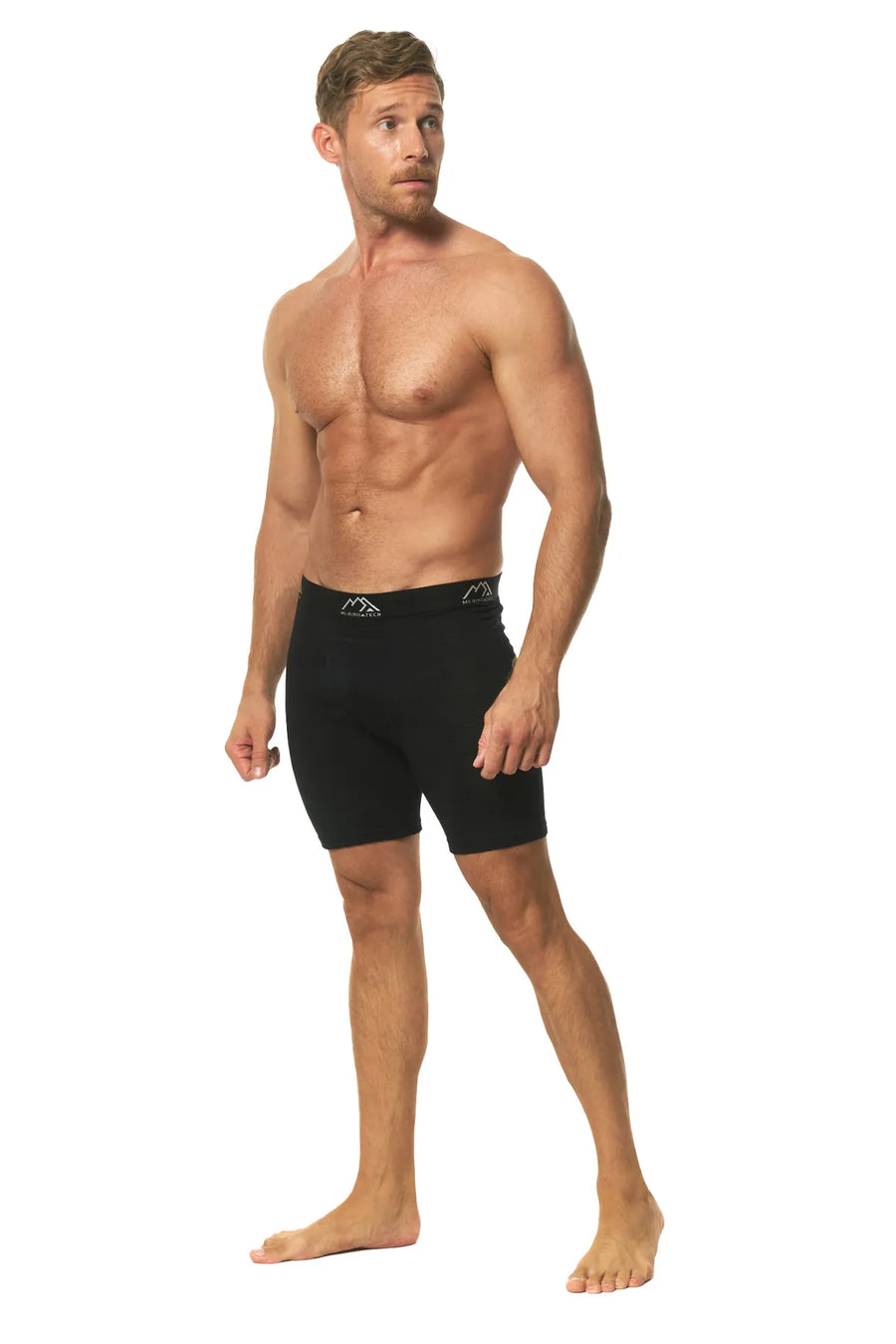 Men's Merino Boxers Airmesh Black, 1 pack — view 4