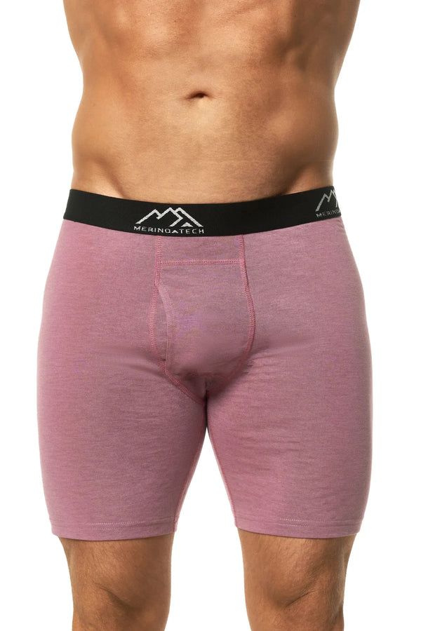 Men's Merino Boxers 170 Dark Mauve, 1 pack