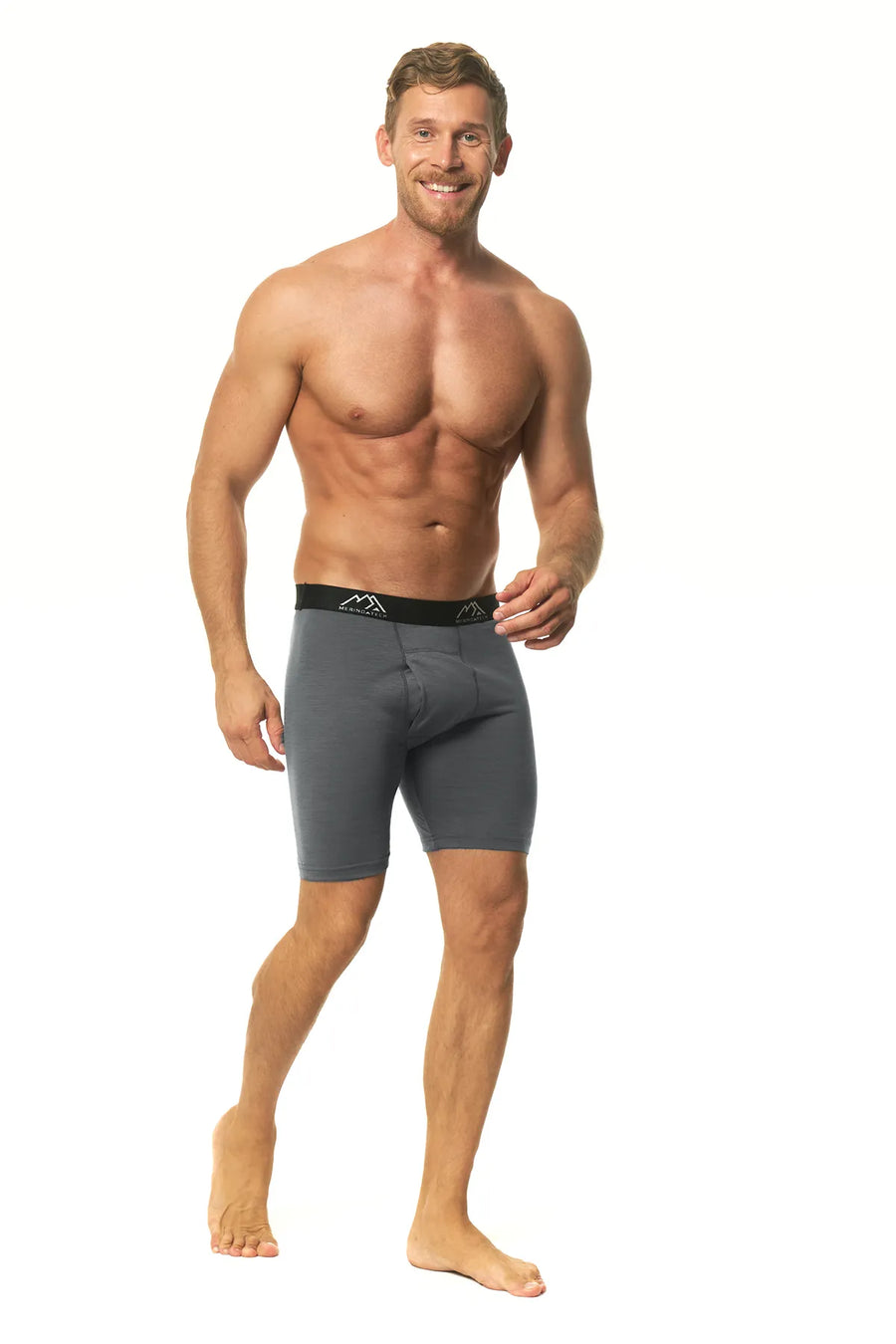 Men's Merino Boxers Dark Grey, 1 pack — view 3