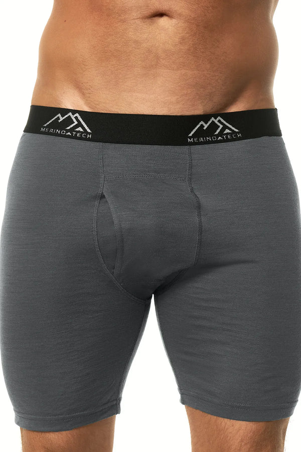 Men's Merino Boxers Dark Grey, 1 pack