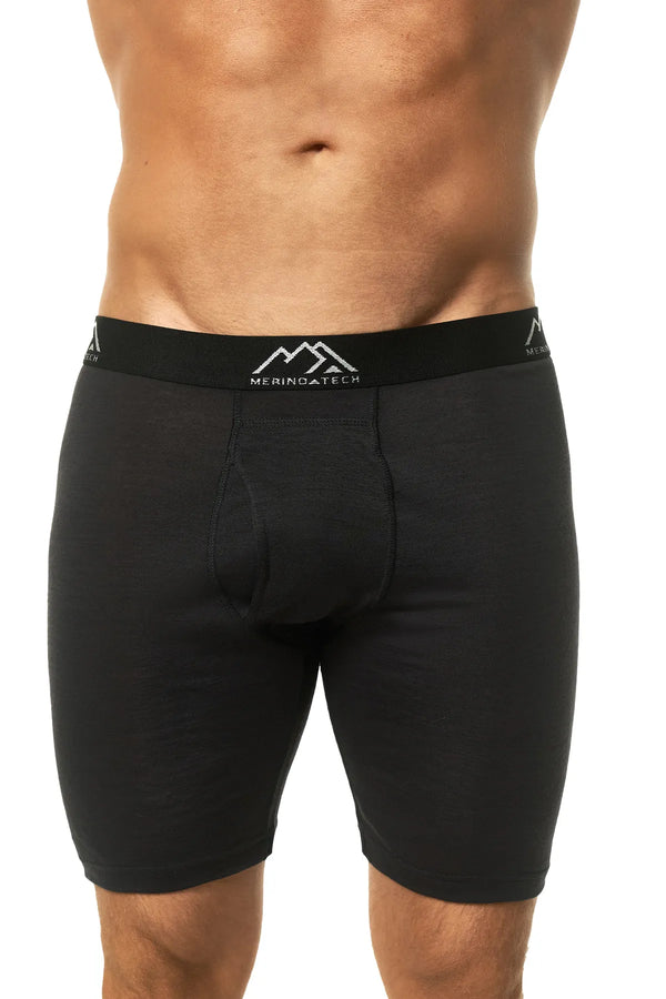 Men's Merino Boxers Charcoal, 1 pack