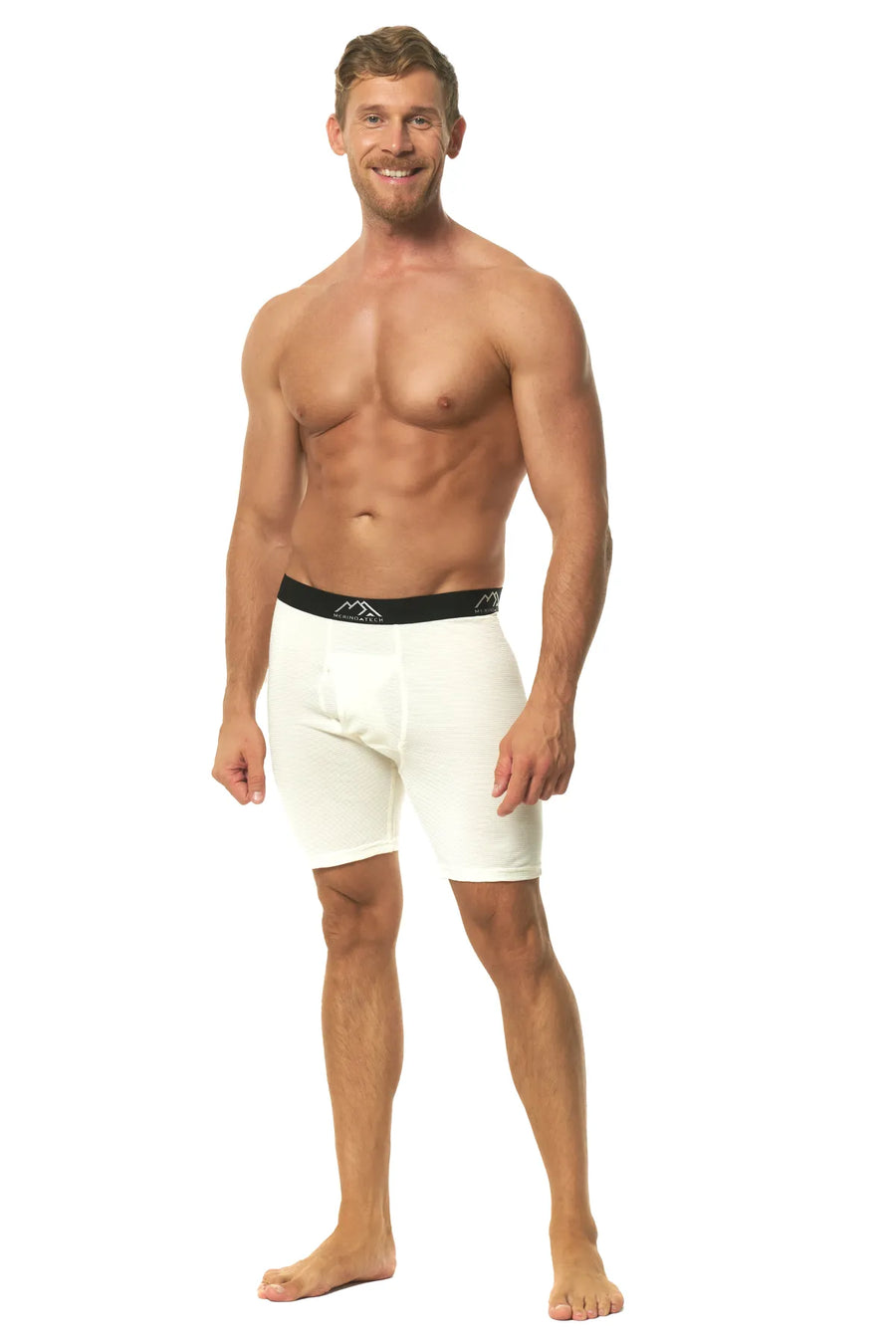 Men's Merino Boxers Airmesh Creamy, 1 pack — view 3