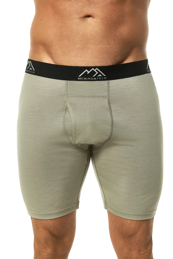 Men's Merino Boxers 170 Khaki, 1 pack
