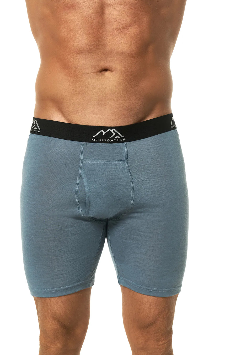 Men's Merino Boxers Steel Blue, 1 pack