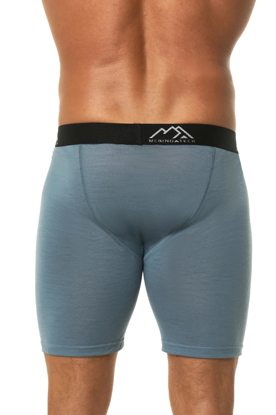 Men's Merino Boxers Steel Blue, 1 pack — view 2