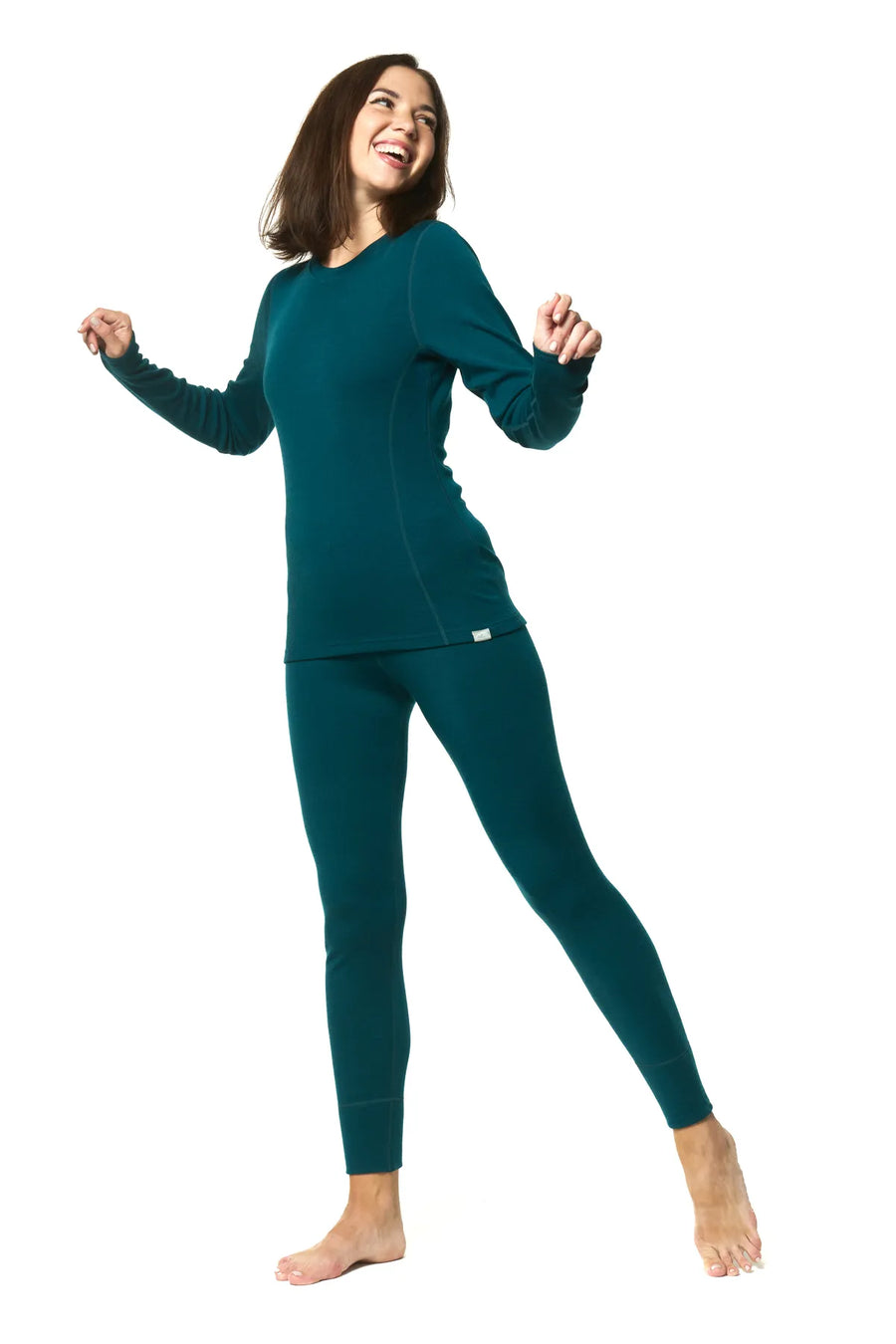 Women's Merino Thermal Set 320 Deep Teal — view 4